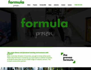 formulainteriors.com.au screenshot