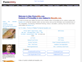 formutility.com screenshot