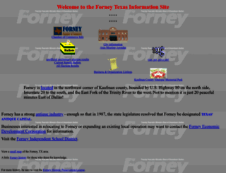 forney-texas.com screenshot