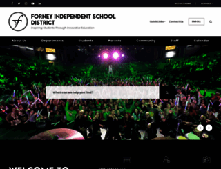 forneyisd.net screenshot