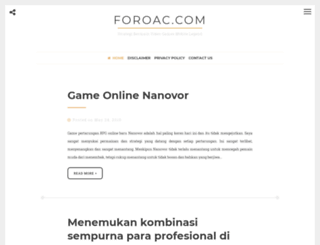 foroac.com screenshot