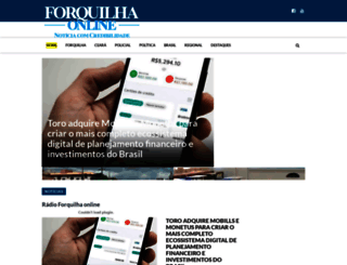 forquilhaonline.com.br screenshot