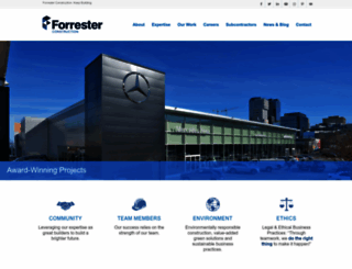 forresterconstruction.com screenshot