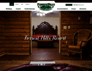 forresthillsresort.com screenshot