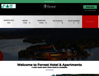 forresthotel.com screenshot