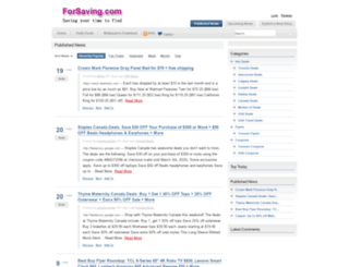 forsaving.com screenshot