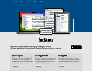 forscore.co screenshot