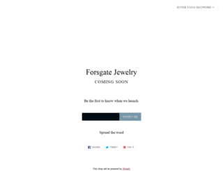 forsgatejewelry.com screenshot