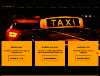 forster-taxi-2020.de screenshot