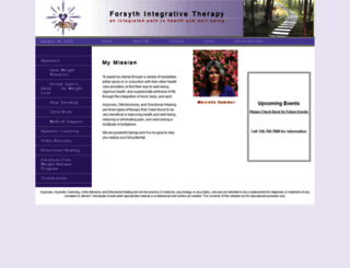 forsythintegrativetherapy.com screenshot