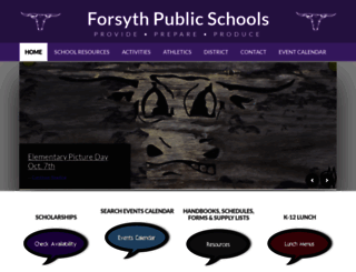 forsythpublicschools.org screenshot