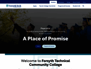 forsythtech.edu screenshot