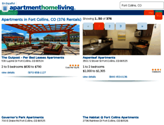 fort-collins-colorado.apartmenthomeliving.com screenshot