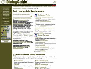 fort.lauderdale.diningguide.com screenshot