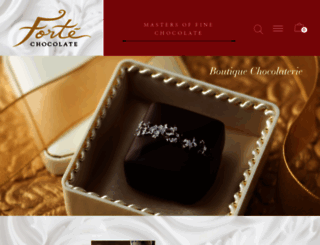 fortechocolates.com screenshot