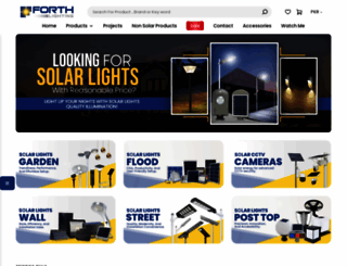 forth-lighting.com screenshot