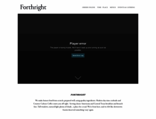 forthright.cafe screenshot