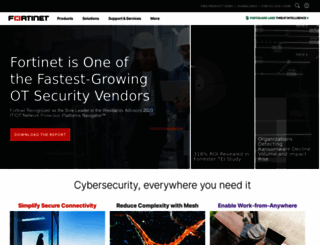 fortinet.in screenshot