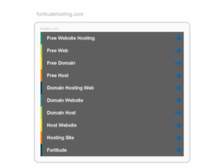 fortitudehosting.com screenshot