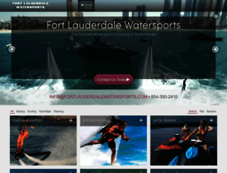 fortlauderdalewatersports.com screenshot