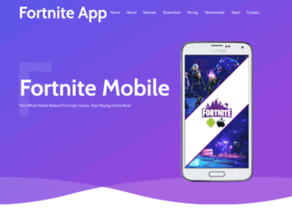 fortniteonmobile.com screenshot