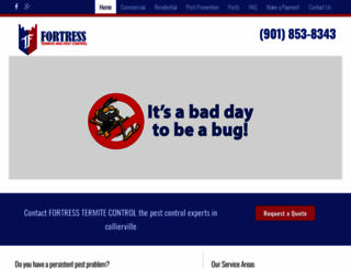 fortresstermite.com screenshot