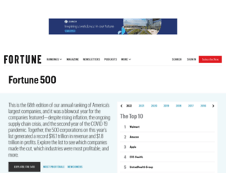 fortune500-app.com screenshot