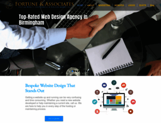 fortuneandassociateswebsitedesign.com screenshot