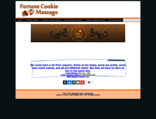 fortunecookiemessage.com screenshot