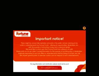 fortunefoods.com screenshot