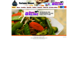 fortunehousefredericksburg.com screenshot