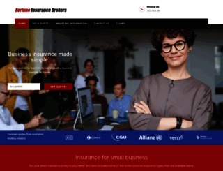 fortuneinsurancebrokers.com screenshot