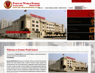 fortuneworldschool.com screenshot
