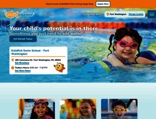 fortwashington.goldfishswimschool.com screenshot