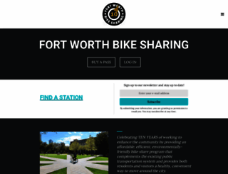 fortworth.bcycle.com screenshot
