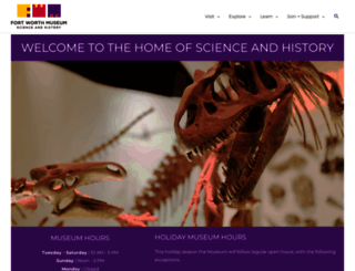 fortworthmuseum.org screenshot