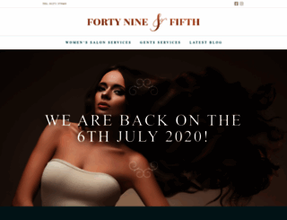 fortynineandfifth.co.uk screenshot