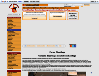 forum-chauffage.com screenshot