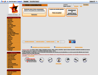 forum-consommation.com screenshot