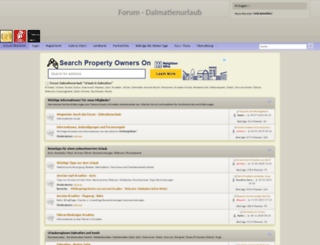 forum-dalmatienurlaub.de screenshot