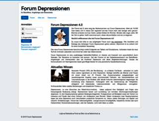 forum-depressionen.de screenshot