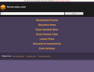 forum-edu.com screenshot