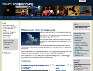 forum-entspannung.de screenshot