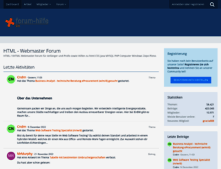forum-hilfe.de screenshot
