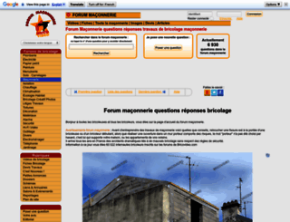 forum-maconnerie.com screenshot