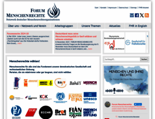 forum-menschenrechte.de screenshot