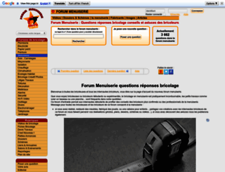 forum-menuiserie.com screenshot
