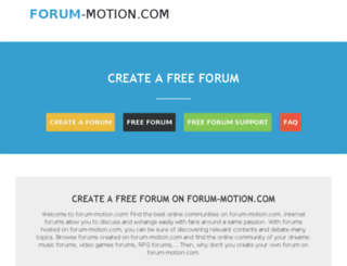 forum-motion.com screenshot