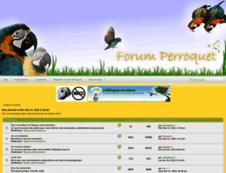 forum-perroquet.com screenshot