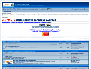 forum-photovoltaique.fr screenshot